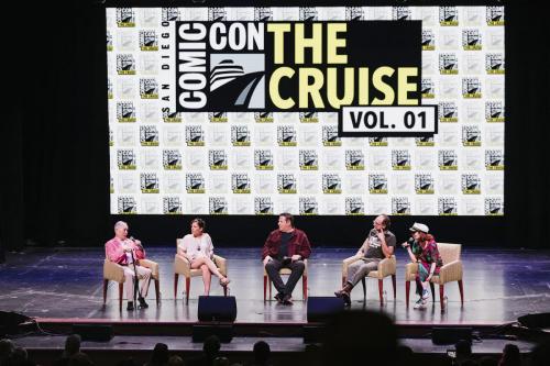 Celebrating Sci-Fi in Television Panel with George Takei, Scott Grimes, Greg Grunberg, Ethan Embry, and Amy Jo