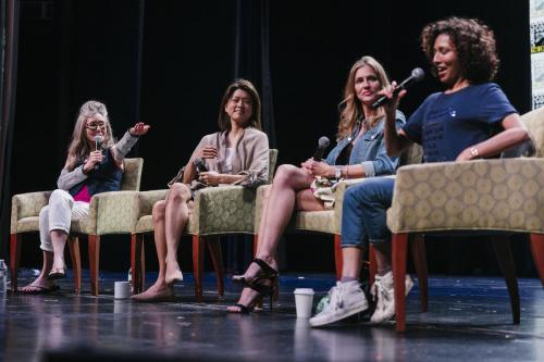 The Women of Battlestar Galactica Panel featuring Mary McDonnell, Tricia Helfer, Grace Park, and Rekha Sharma