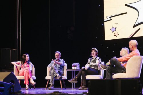 Voices Unleashed Voice Actor Panel with Jason Isaacs, Ashley Eckstein, Tawny Platis, and Bret Iwan hosted by Felicia Day